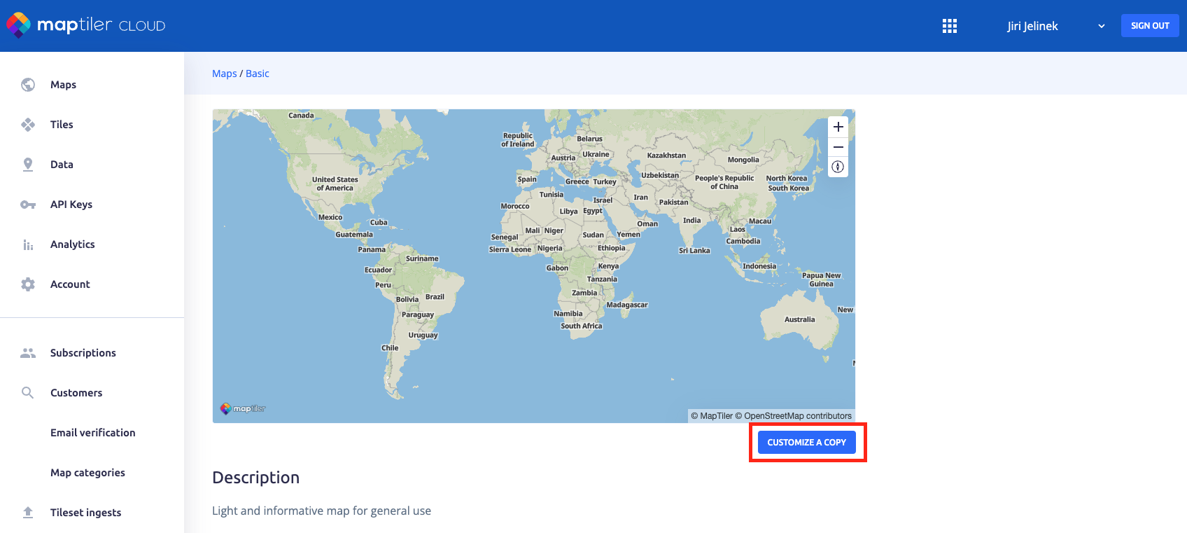 How to highlight specific national boundary on your map – MapTiler ...